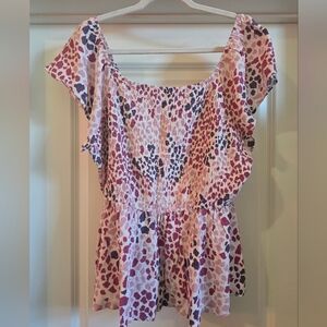 NWT Colorful Leopard Print Dress